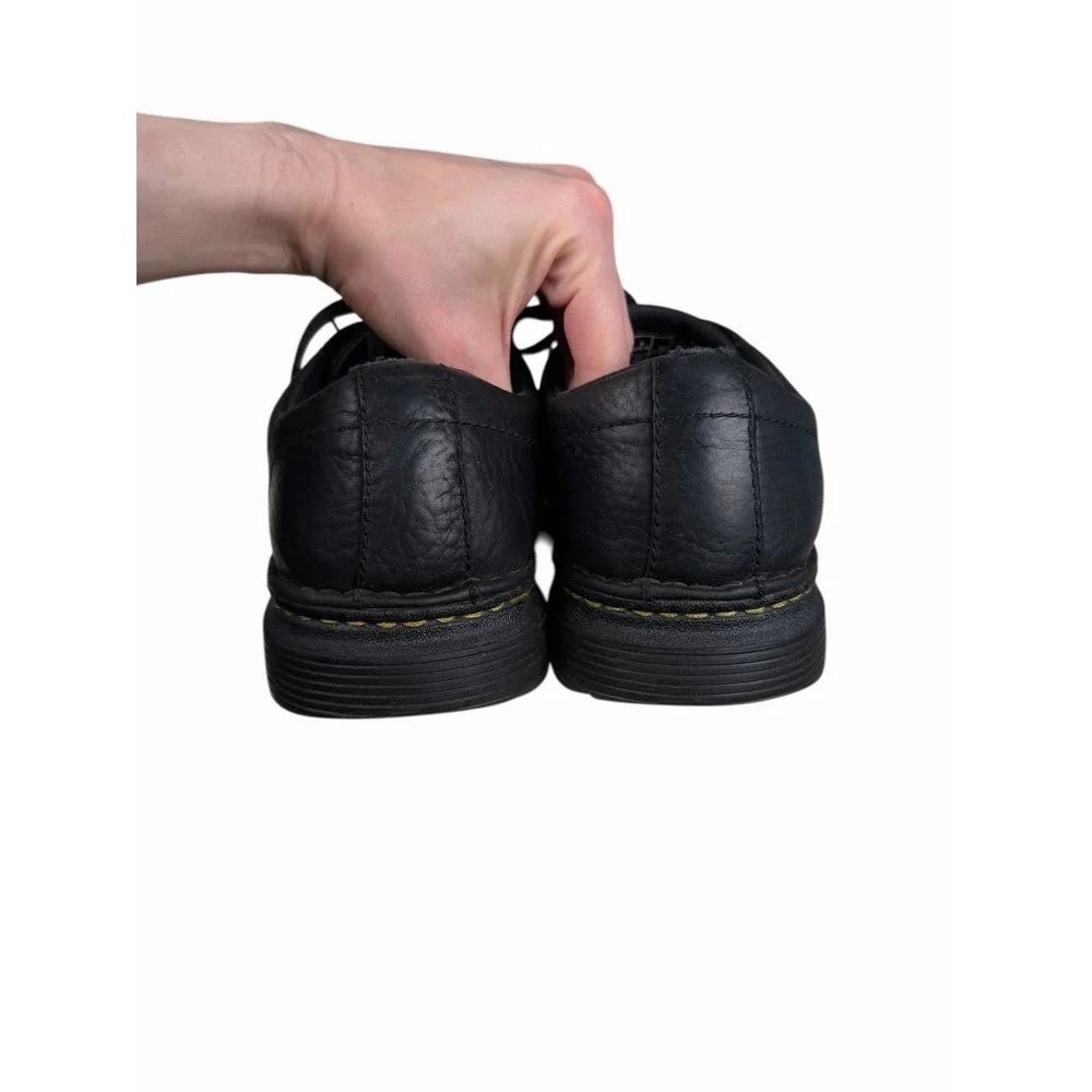 Doc Dr Marten's Hazeldon Oxford Classic Pebbled Black Leather Men's US Size‎ 9